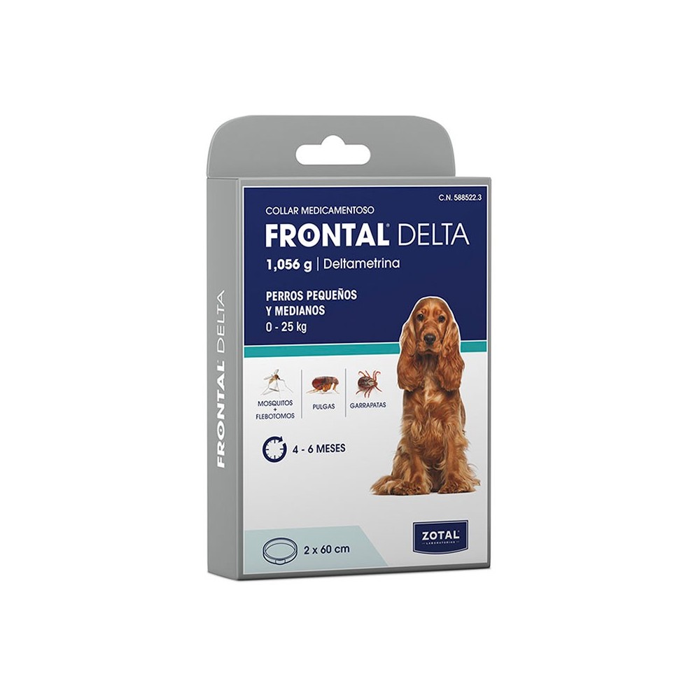 Frontal Delta Collar Antiparasitario 60 Cm