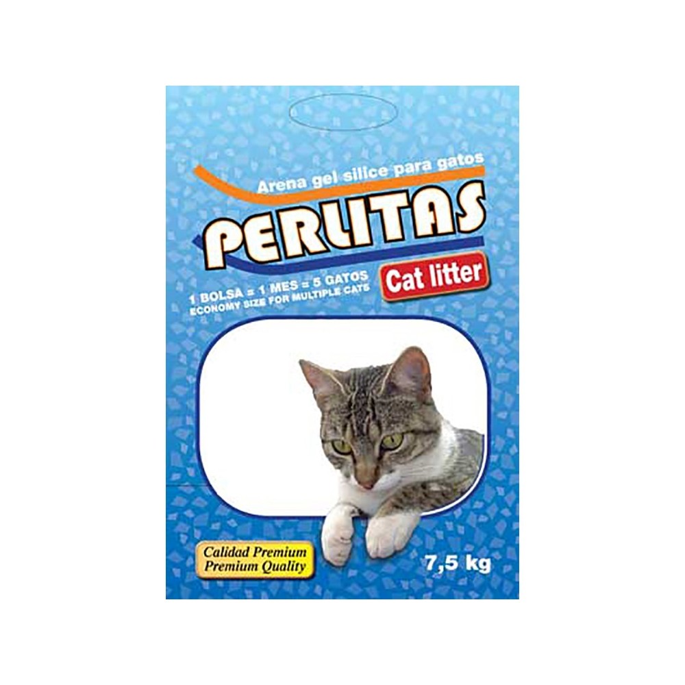 Arena gel sílice para gatos perlitas Cat Litter  7,5 kg APROX 18.7 L