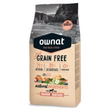 OWNAT JUST GRAIN FREE SALMÓN Y MARISCOS PIENSO PARA PERROS  14 kg