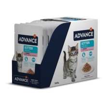 ADVANCE KITTEN SOBRES SABOR A PAVO 12X85G