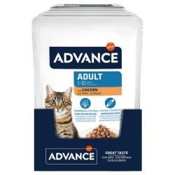 ADVANCE ADULT (1-10 AÑOS) SOBRES SABOR A POLLO 12X85G