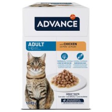 ADVANCE ADULT SOBRES SABOR A POLLO 12X85G