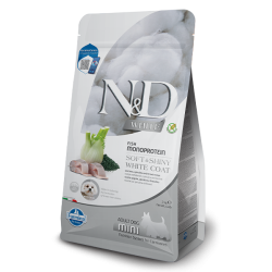 FARMINA ND WHITE DOG LUBINA SPIRULINA MINI