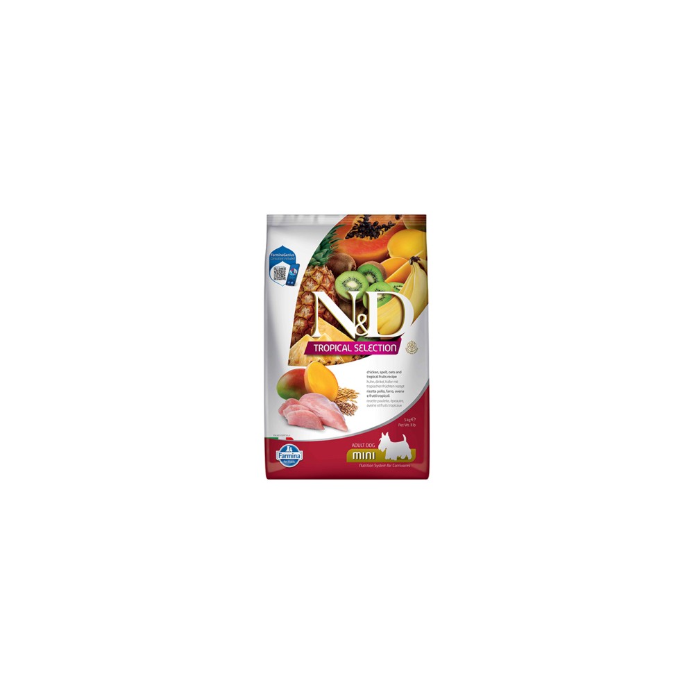 copy of N&D TROPICAL DOG MINI POLLO 5KG