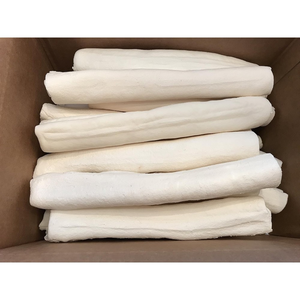 Rollos de recuperación de Piel cruda Blanca de 25,4 x 2,5 cm
