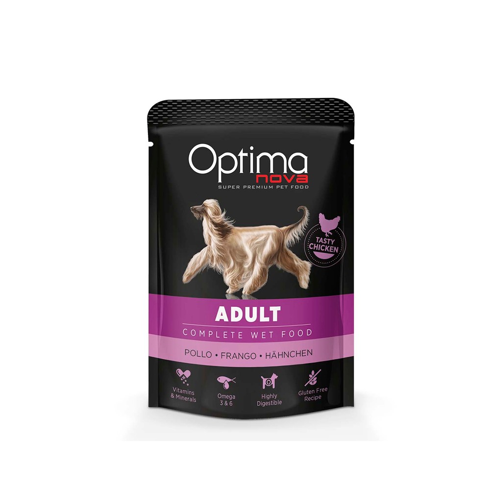 Optima Nova Sobre De Pollo Para Perros 300 gr