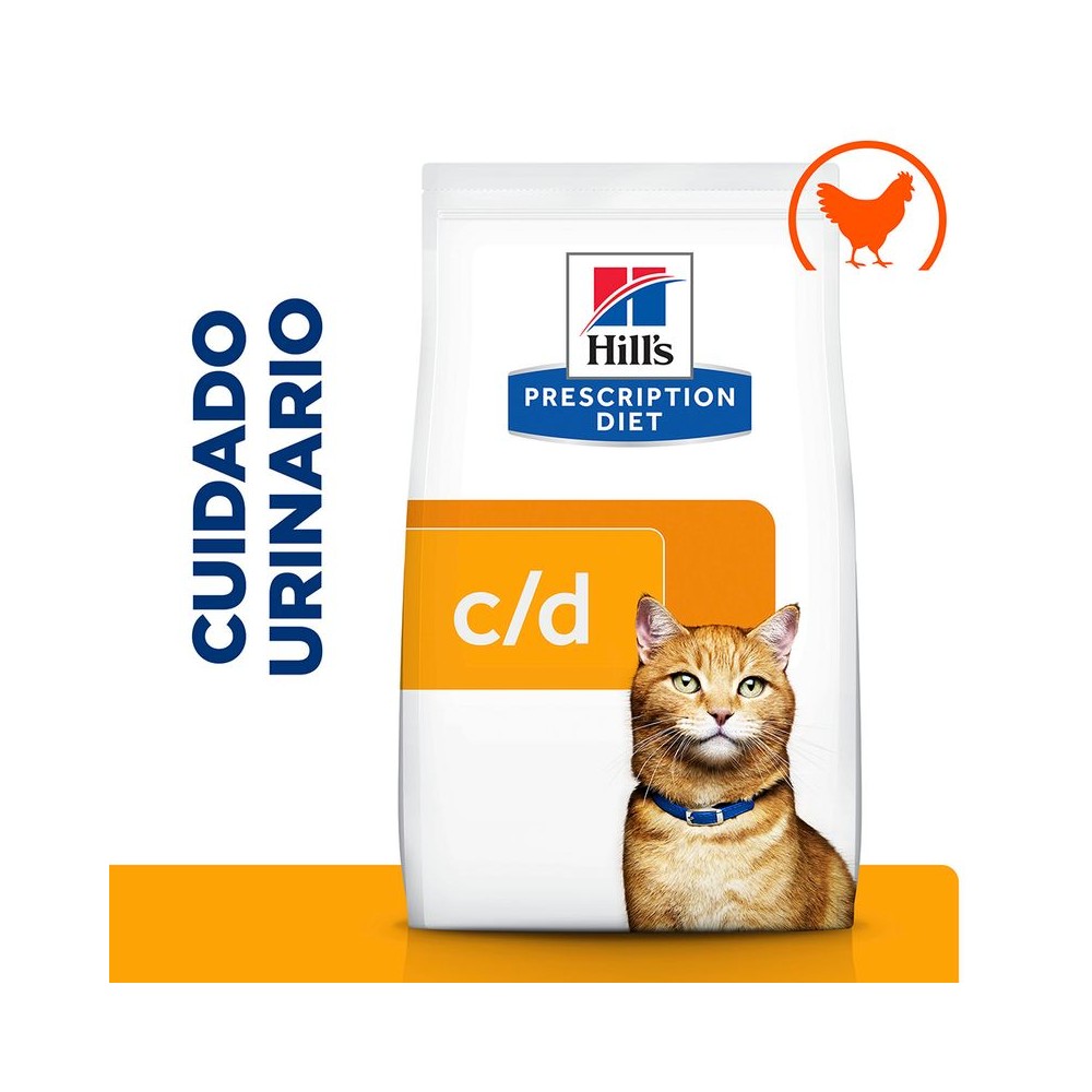 Hill's c/d Prescription Diet con pollo pienso para gatos