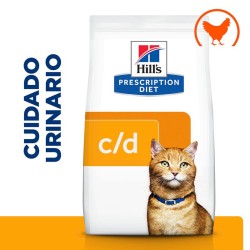 Hill's c/d Prescription Diet con pollo pienso para gatos