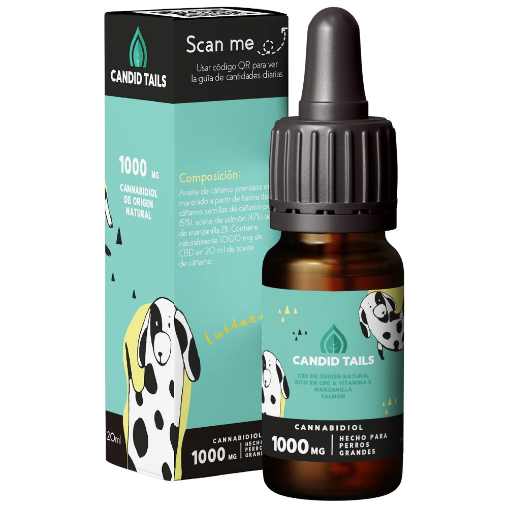 Petidibidiol aceite para perros grandes 1000 mg     20 ml