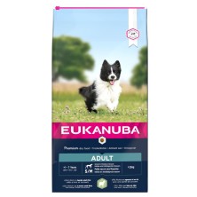 Eukanuba Adult Cordero y Arroz  razas  medianas y pequeñas 12 kg