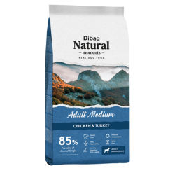 Dibaq Natural Moments Pollo y Pavo Adulto Medium