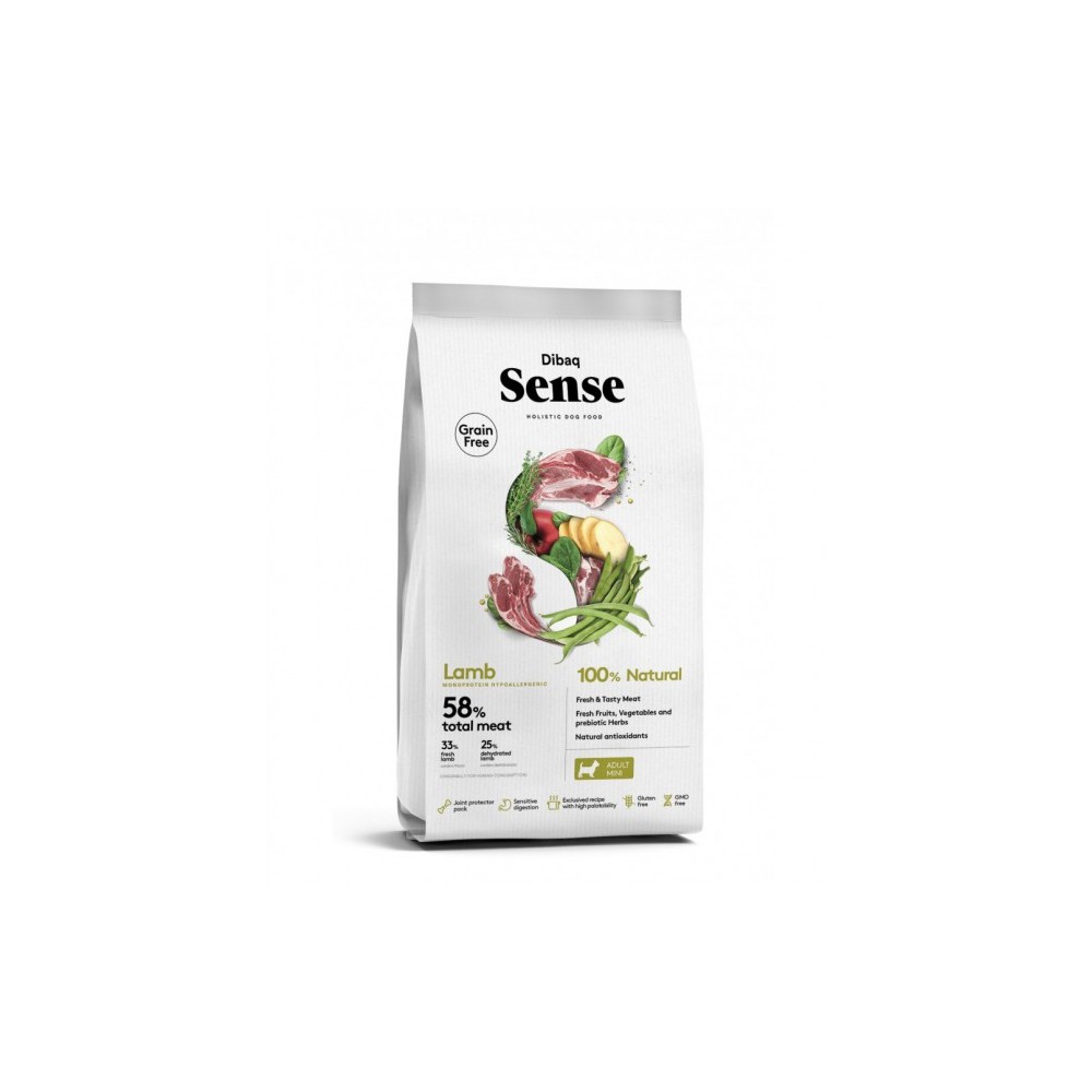 Dibaq Sense Perro Mini Grain Free Cordero