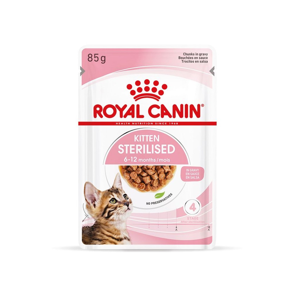 Royal Canin ((((Sterilised Kitten en salsa))))