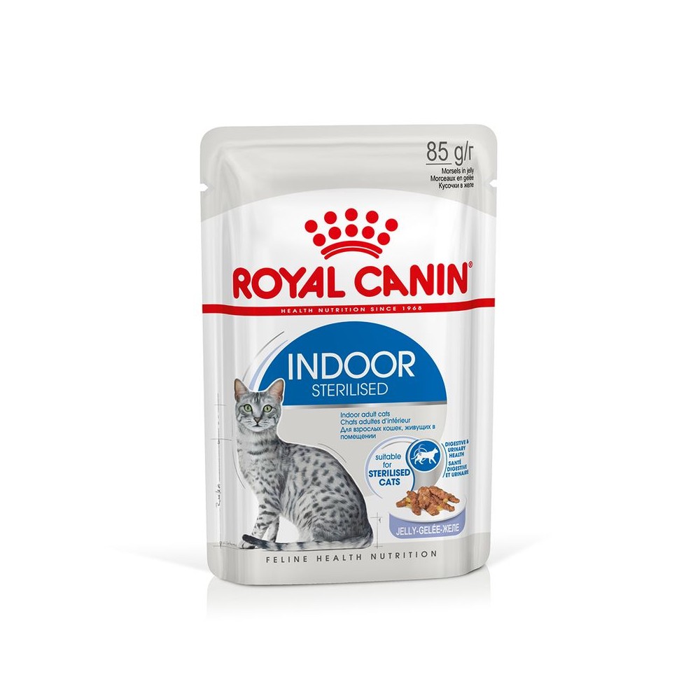 Royal Canin Indoor Sterilised en gelatina 12x85gr
