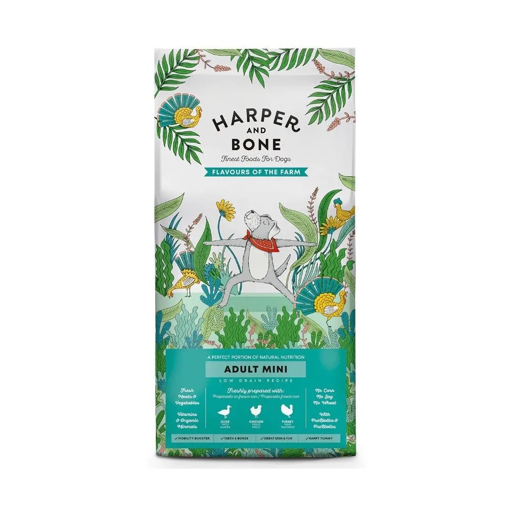 Harper and Bone Adult Mini Flavours Farm Pienso para Perros