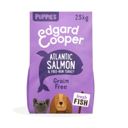 Edgard & Cooper Puppy Grain Free Salmón Fresco y Pavo de Corra