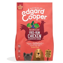Edgard & Cooper Senior Grain Free Pollo de Granja y Salmón Noruego