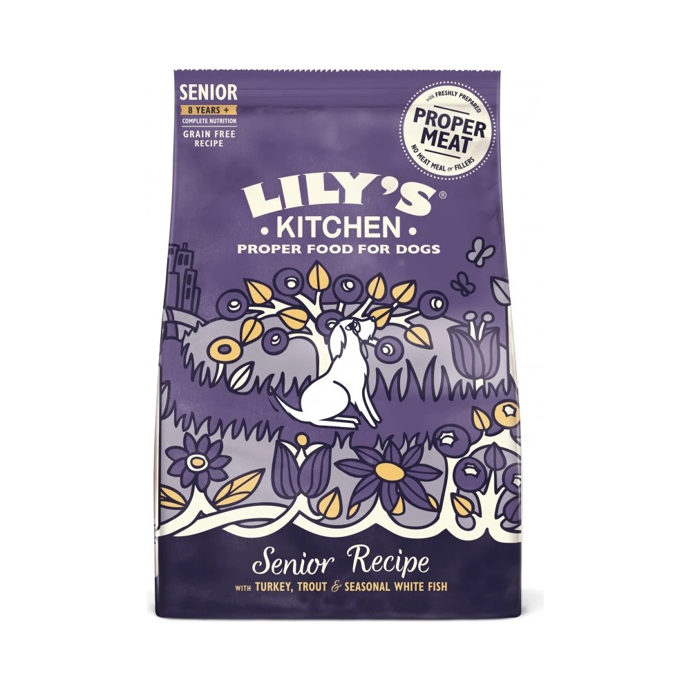 Lily's Kitchen Senior Pavo y Trucha Pienso para Perros