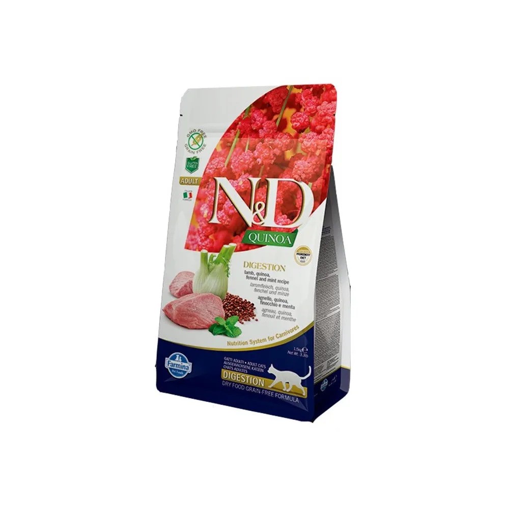 Farmina ND Quinoa Gato Grain Free Digestion Cordero