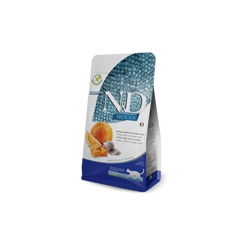 Farmina ND Ocean Grain Free Calabaza y Arenque Gato