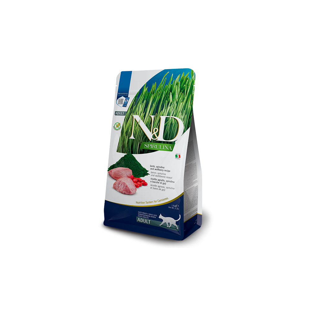 Farmina ND Spirulina Puppy Mini Cordero para gatos