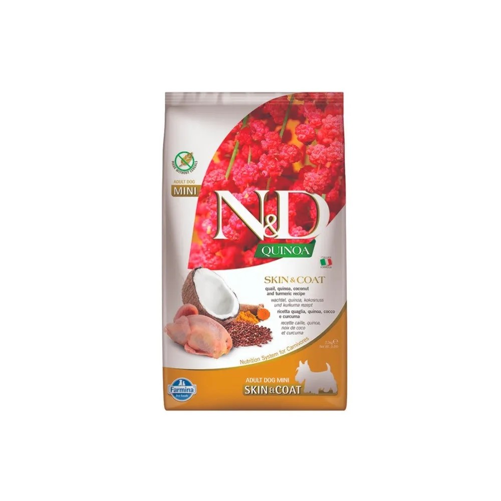 Farmina ND Quinoa Skin Coat Grain Free Mini Codorniz