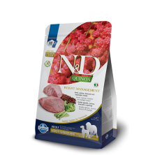 Farmina N&D Grain Free Quinoa Weight Management Cordero Medium&Maxi Perro