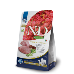 Farmina N&D Grain Free Quinoa Weight Management Cordero Medium&Maxi Perro
