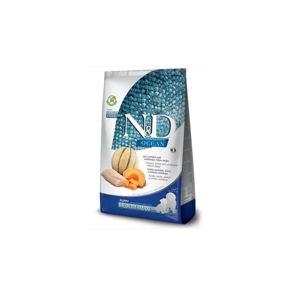 Farmina ND Ocean Grain Free Puppy Medium / Maxi Bacalao