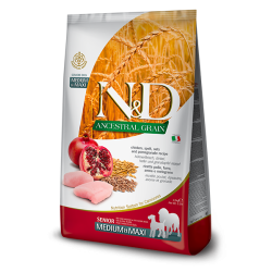 Farmina ND Ancestral Grain Senior Medium / Maxi Pollo y Granada