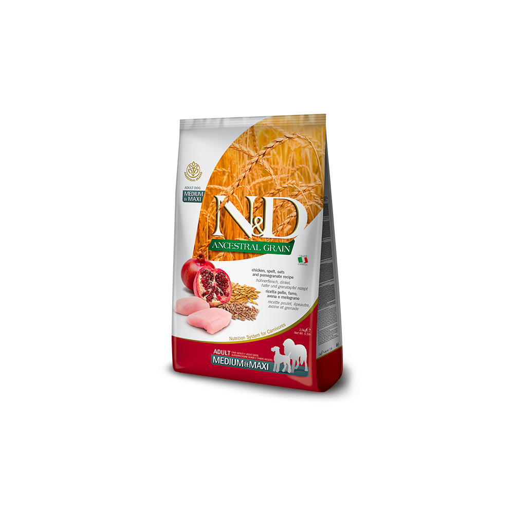 Farmina ND Ancestral Grain Medium / Maxi Pollo y Granada