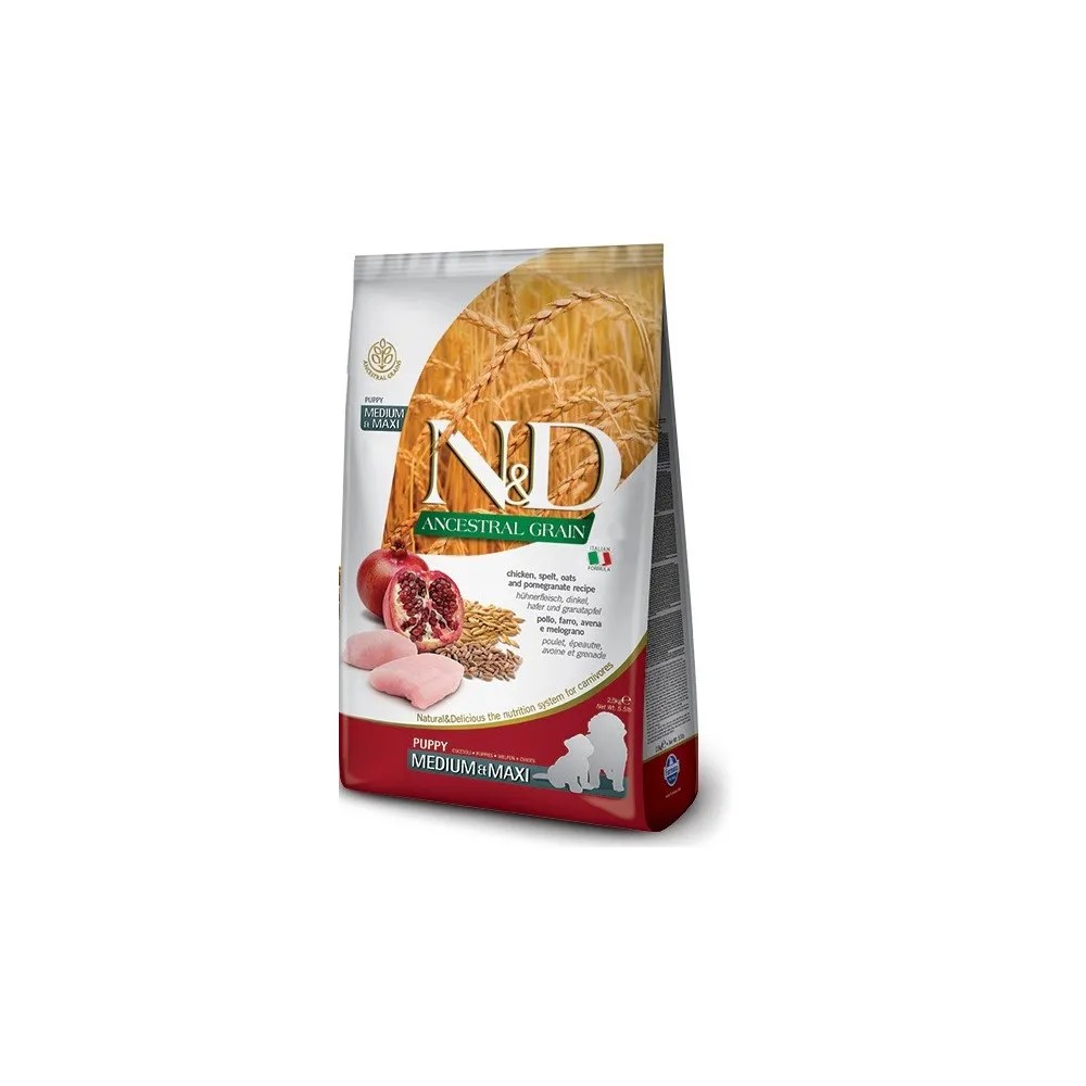 Farmina ND Ancestral Grain Puppy Medium / Maxi Pollo 5 / 5 - 3 opiniones