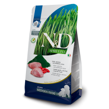 Farmina N&D Dog Puppy Spirulina Medium Maxi Cordero