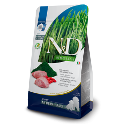 Farmina N&D Dog Puppy Spirulina Medium Maxi Cordero