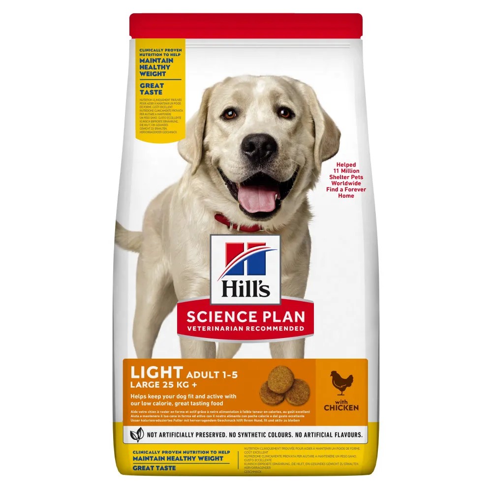Hill's Science Plan Light Adult Large Pollo Perros