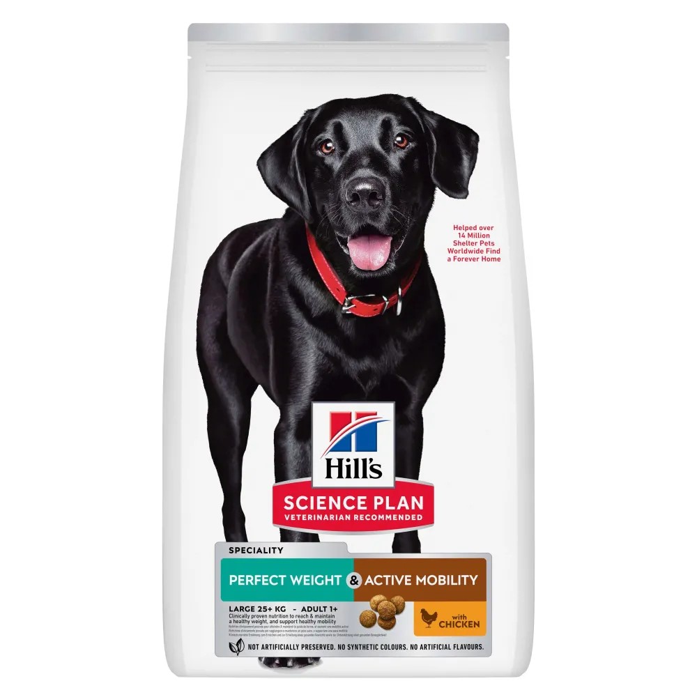 Hill's Science Plan Adult Perfect Weight & Active Mobility Large Pollo