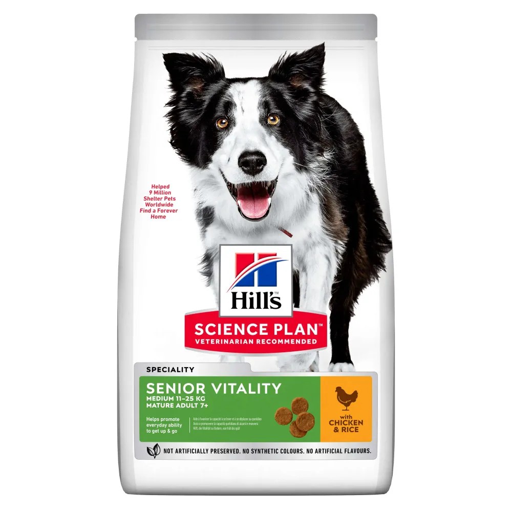 Hill's Vitality Adult Youthful +7 Medium de Pollo y Arroz