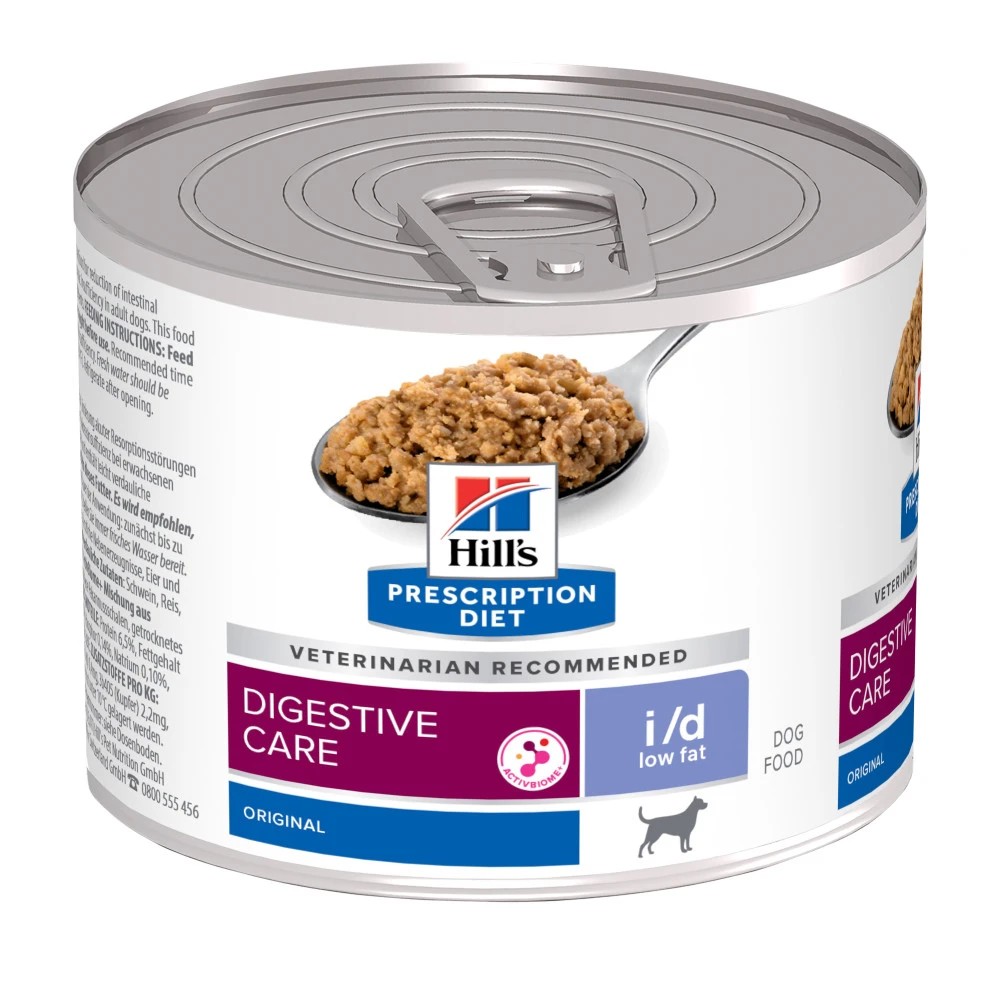 Hill's i/d Low Fat Prescription Diet Digestive Care latas para perros