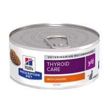Hill's y/d Prescription Diet  THYROID CARE latas comida húmeda para gatos 156 GR