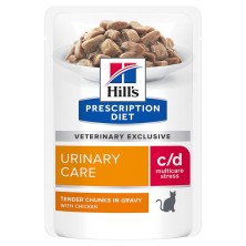 Hill's c/d Prescription Diet Urinary Stress sobres para gatos  85 gr
