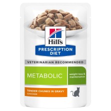 Hill's Gatos Prescription Diet Metabolic Weight Control Sobres 85 gr