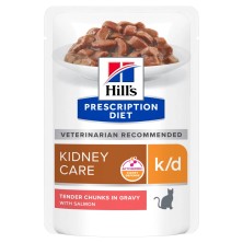 Hill´s Gato k/d Kidney Care con Salmón Salsa Sobres 85 gr