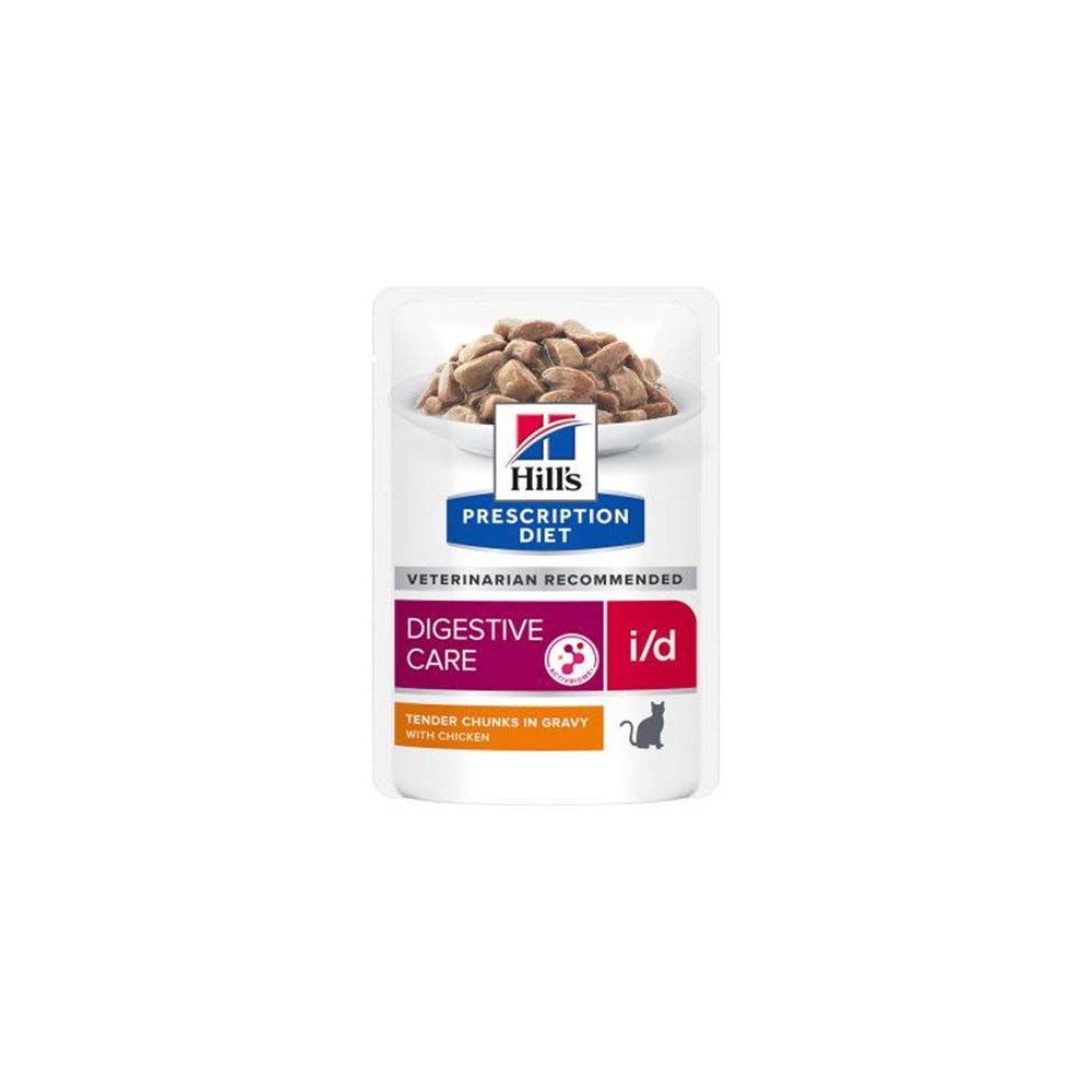 Hill´s Gato i/d Digestive Care con Pollo Salsa Sobres 85 gr