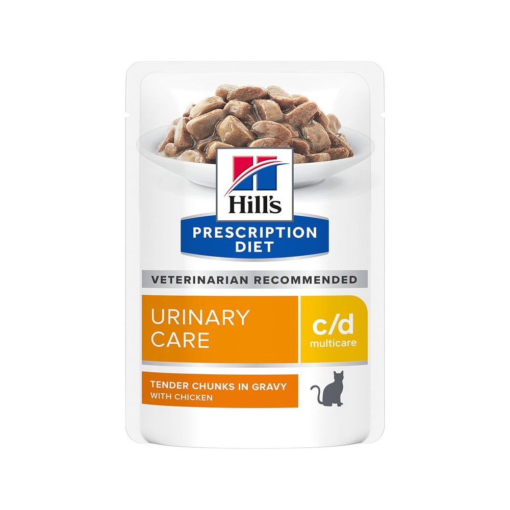 Hill's c/d Prescription Diet Multicare Urinary Care sobres para gatos 85gr