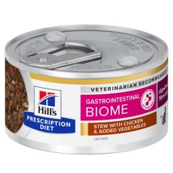 Hill's Gatos Gastrointestinal Biome Estofado de Pollo con Verduras Latas 82 gr