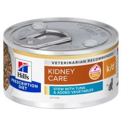 Hill´s Prescription Diet k/d Kidney Care Estofado Atún y Verduras Gato Latas 82 gr
