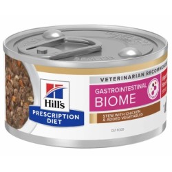 Hill's Prescrition Diet Gastrointestinal Biome Stress Estofado Pollo y Verduras Gato Latas 82 gr