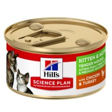 Hill's Science Plan Kitten & Mother Mousse Pollo y Pavo Gatos Latas