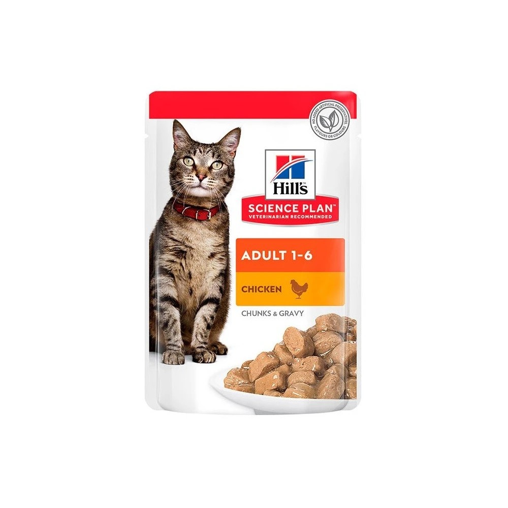 Hill´s Science Plan Gato Adulto Pollo Salsa Sobres 85 gr