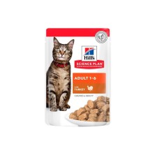 Hill´s Science Plan Gato Adulto con Pavo Salsa Sobres 85 gr